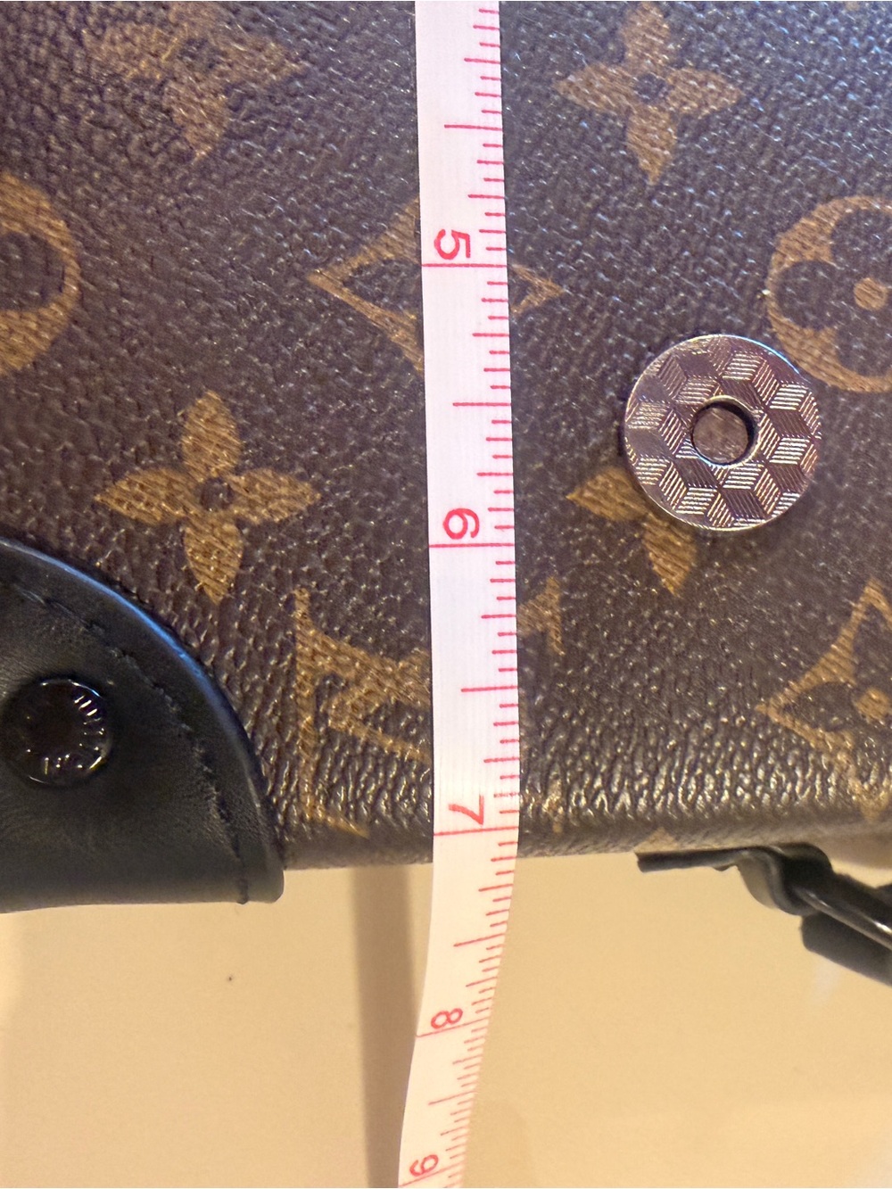 Brown Monogram Crossbody Bag - Picture 8 of 10